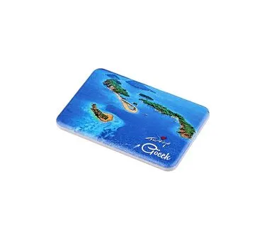 Wholesale Göcek Themed Myros UV Refrigerator Magnet 80x50 mm - 12
