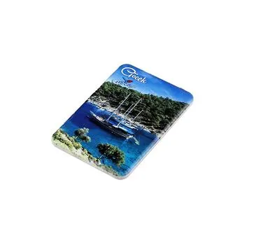 Wholesale Göcek Themed Myros UV Refrigerator Magnet 80x50 mm - 14