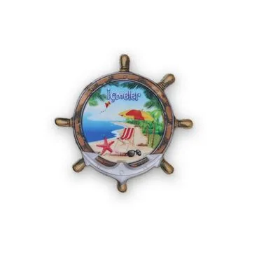 Wholesale Myros UV Steering Wheel Shaped Refrigerator Magnet 82*82 mm - 2