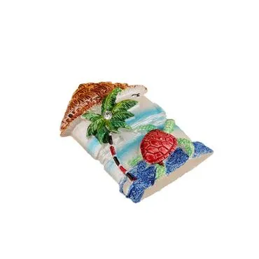 Wholesale Stone Embellished and Mother of Pearl Polyester Refrigerator Magnet - 7