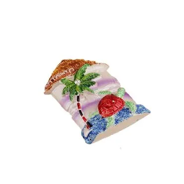 Wholesale Stone Embellished and Mother of Pearl Polyester Refrigerator Magnet - 8