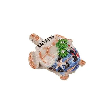 Wholesale Antalya Themed Stone and Mother of Pearl Polyester Refrigerator Magnet - 65