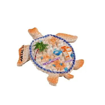 Wholesale Antalya Themed Stone and Mother of Pearl Polyester Refrigerator Magnet - 66