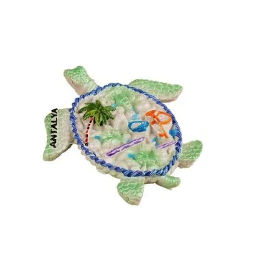 Wholesale Antalya Themed Stone and Mother of Pearl Polyester Refrigerator Magnet - 36