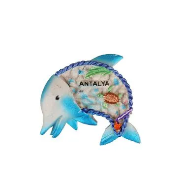 Wholesale Antalya Themed Stone and Mother of Pearl Polyester Refrigerator Magnet - 43