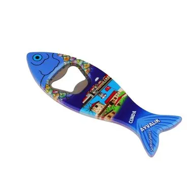 Wholesale Ayvalık Themed Myros UV Fish Bottle Opener 42*130 mm - 8