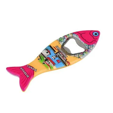 Wholesale Ayvalık Themed Myros UV Fish Bottle Opener 42*130 mm - 10