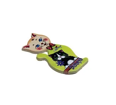 Wholesale Datça Themed Myros UV Cat Shaped Refrigerator Magnet 43*87 mm - 8