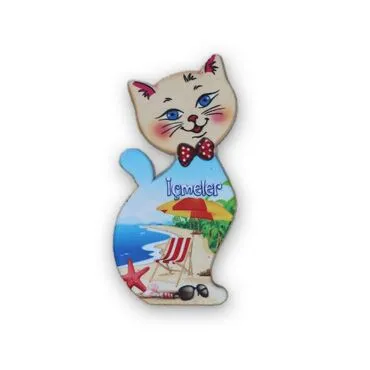 Wholesale Myros UV Cat Shaped Refrigerator Magnet 43*87 mm - 2