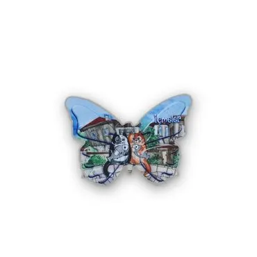 Wholesale Myros UV Butterfly Shaped Refrigerator Magnet 80*58 mm - 2