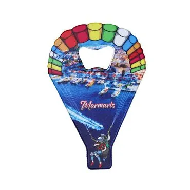 Wholesale Marmaris Themed Myros UV Parachute Bottle Opener - 8