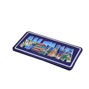 Antalya Themed Embossed Pvc Oppression Fridge Magnet - 8