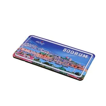 Wholesale Bodrum Themed Embossed PVC Refrigerator Magnet 60x120 mm - 17