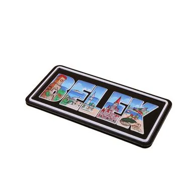 Belek Themed Embossed Pvc Oppression Fridge Magnet - 8