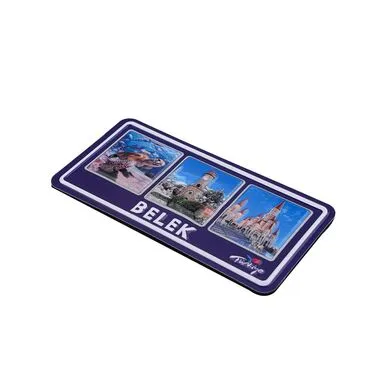 Belek Themed Embossed Pvc Oppression Fridge Magnet - 9