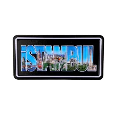 Toptan İstanbul Temalı Kabartmalı Pvc Baskı Magnet - 2