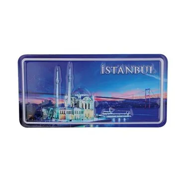 Toptan İstanbul Temalı Kabartmalı Pvc Baskı Magnet - 7