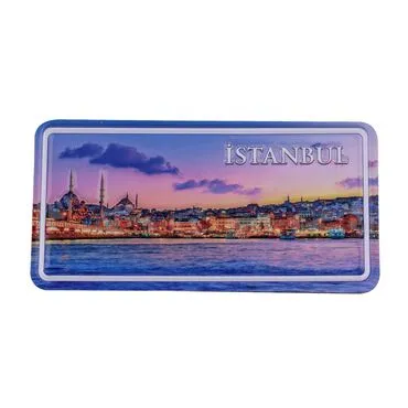 Toptan İstanbul Temalı Kabartmalı Pvc Baskı Magnet - 9