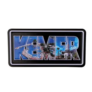 Kemer Themed Embossed Pvc Oppression Fridge Magnet - 6
