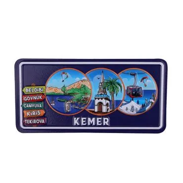 Kemer Themed Embossed Pvc Oppression Fridge Magnet - 7