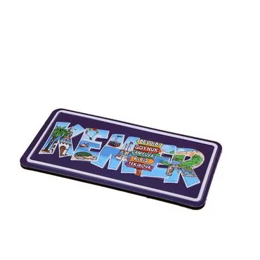 Kemer Themed Embossed Pvc Oppression Fridge Magnet - 10