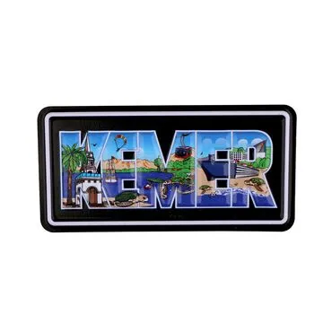 Kemer Themed Embossed Pvc Oppression Fridge Magnet - 3