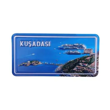 Toptan Kuşadası Temalı Kabartmalı Pvc Baskı Magnet - 7