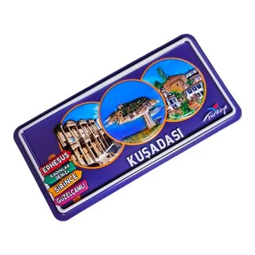 Toptan Kuşadası Temalı Kabartmalı Pvc Baskı Magnet - 8