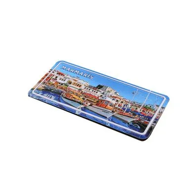 Marmaris Themed Embossed Pvc Oppression Fridge Magnet - 7