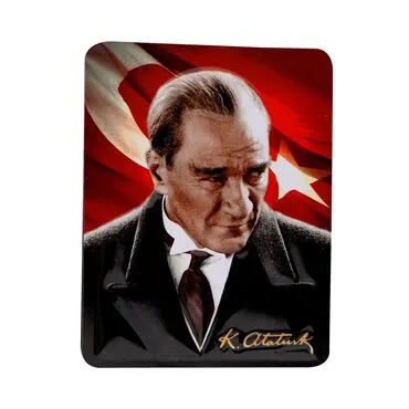 Toptan Atatürk Temalı Kabartma Pvc Magnet 70*90 Mm - 3
