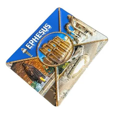 Wholesale Efes Themed Embossed PVC Refrigerator Magnet 70x90 mm - 10