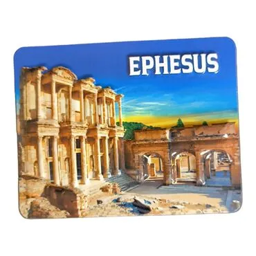Wholesale Efes Themed Embossed PVC Refrigerator Magnet 70x90 mm - 3