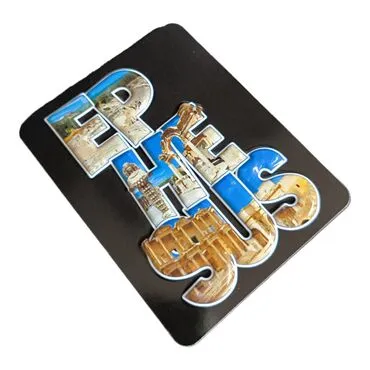 Wholesale Efes Themed Embossed PVC Refrigerator Magnet 70x90 mm - 12