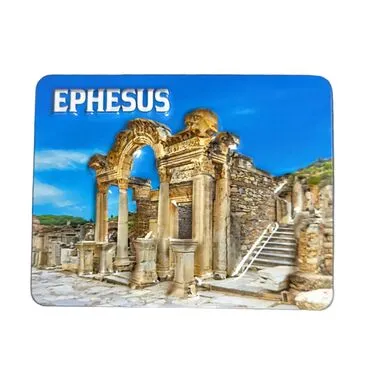 Wholesale Efes Themed Embossed PVC Refrigerator Magnet 70x90 mm - 6
