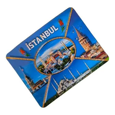 Toptan İstanbul Temalı Kabartma Pvc Magnet 70*90 Mm - 19