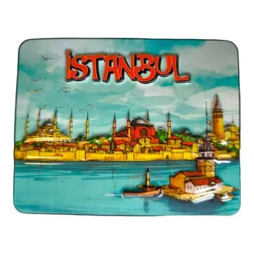Toptan İstanbul Temalı Kabartma Pvc Magnet 70*90 Mm - 5