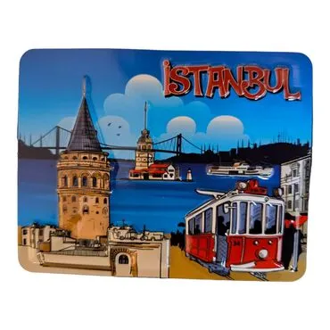 Toptan İstanbul Temalı Kabartma Pvc Magnet 70*90 Mm - 8