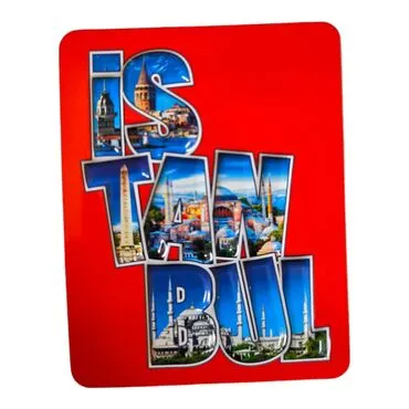 Toptan İstanbul Temalı Kabartma Pvc Magnet 70*90 Mm - 10