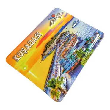 Wholesale Kuşadası Themed Embossed PVC Refrigerator Magnet 70*90 mm - 15
