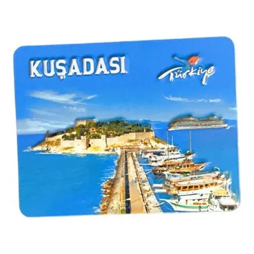 Wholesale Kuşadası Themed Embossed PVC Refrigerator Magnet 70*90 mm - 10
