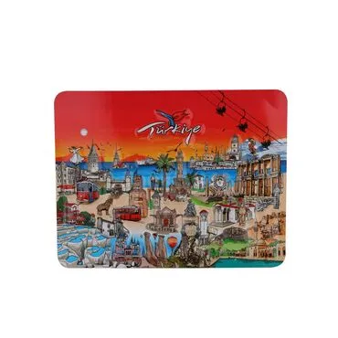 Toptan Türkiye Temalı Kabartma Pvc Magnet 70*90 Mm - 2