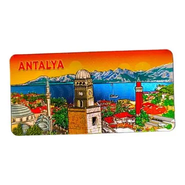 Wholesale Antalya Themed Metallic Refrigerator Magnet 50x100 mm - 3