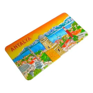 Wholesale Antalya Themed Metallic Refrigerator Magnet 50x100 mm - 9