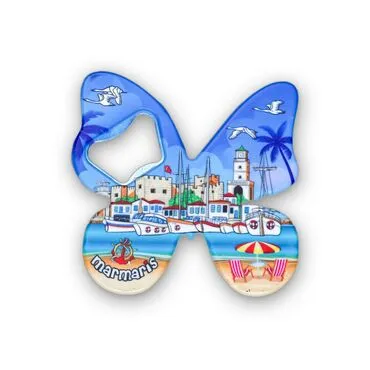 Wholesale Marmaris Themed Myros UV Butterfly Bottle Opener - 3