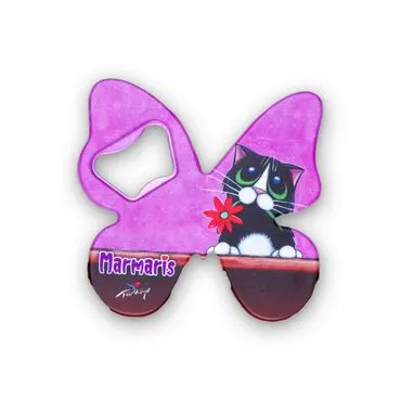 Wholesale Marmaris Themed Myros UV Butterfly Bottle Opener - 4