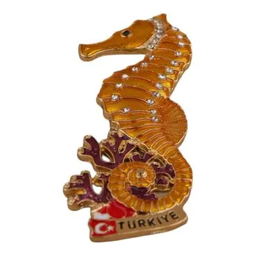 Turkey Themed Metal Fridge Magnet - 17