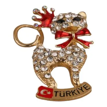 Turkey Themed Metal Fridge Magnet - 19