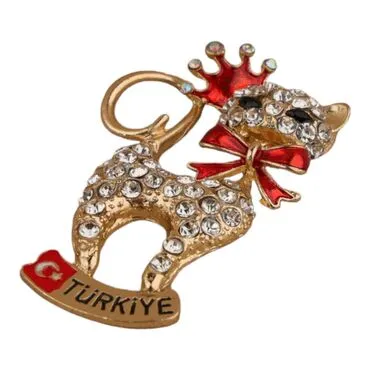 Turkey Themed Metal Fridge Magnet - 83