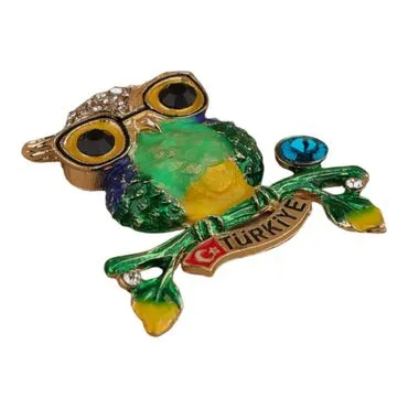 Turkey Themed Metal Fridge Magnet - 84
