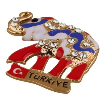 Turkey Themed Metal Fridge Magnet - 85